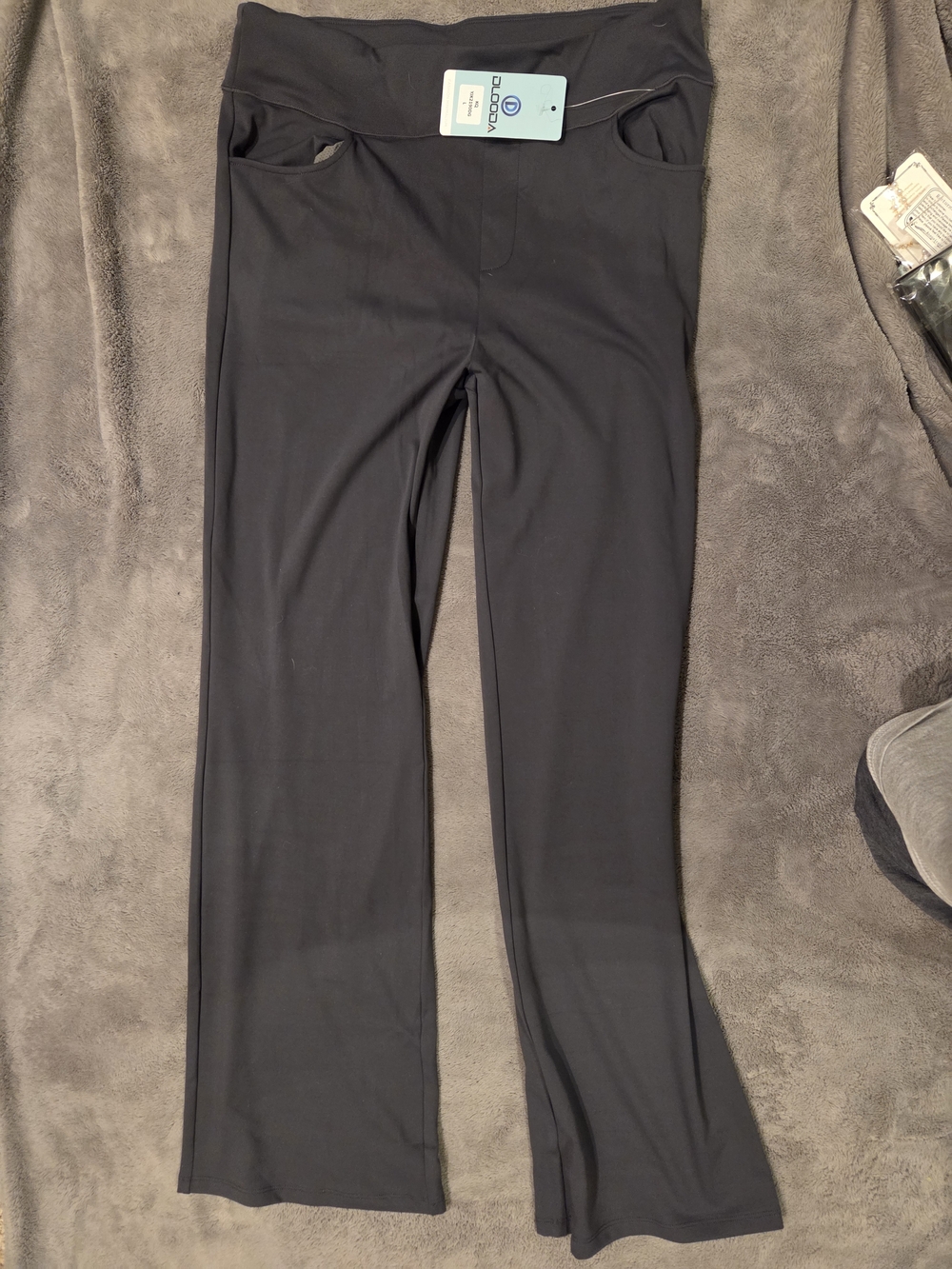 Core Pocket Yoga Pants - Gray